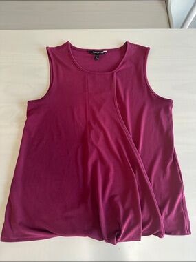 Banana Republic Draped Sleeveless Tank - Plum